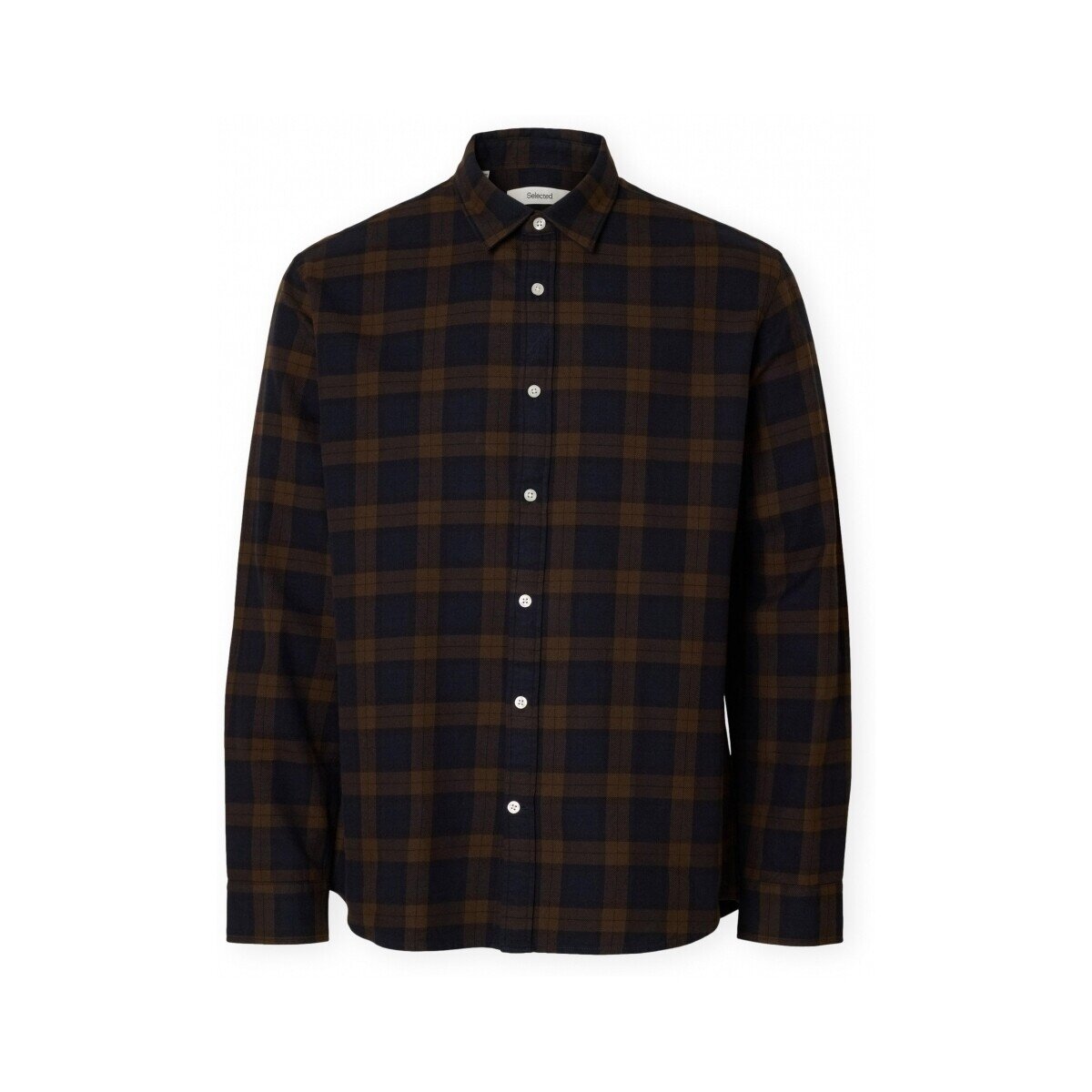 Selected Îmbracaminte Noos Regnoah Shirt - Demitasse/Sky Captain