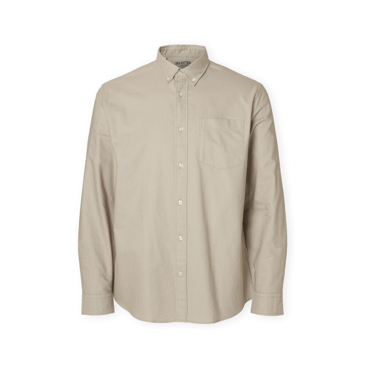 Selected Îmbracaminte Noos Regrick Oxford Shirt - Pure Cashemere
