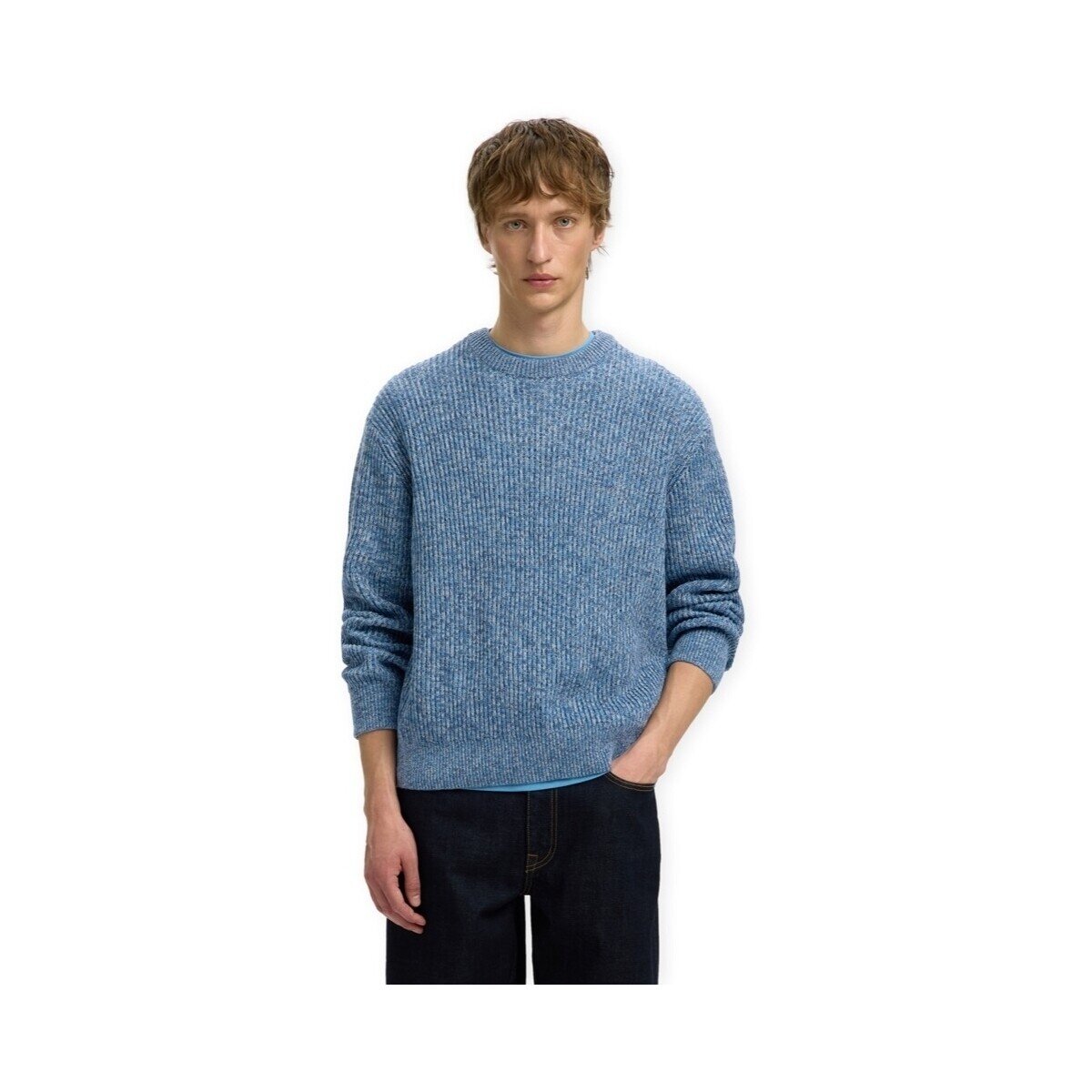 Selected Îmbracaminte Noos Tilum Knit - Blue Horizon
