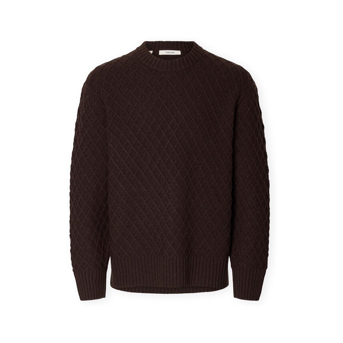 Selected Îmbracaminte Patric Edit Knit - Chocolate Torte