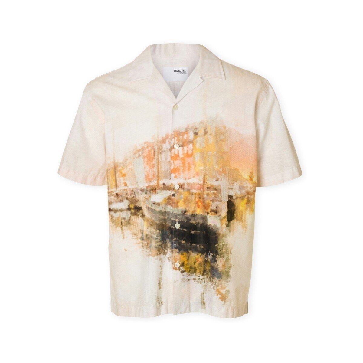 Selected Îmbracaminte RelaxCarl Shirt - Apricot