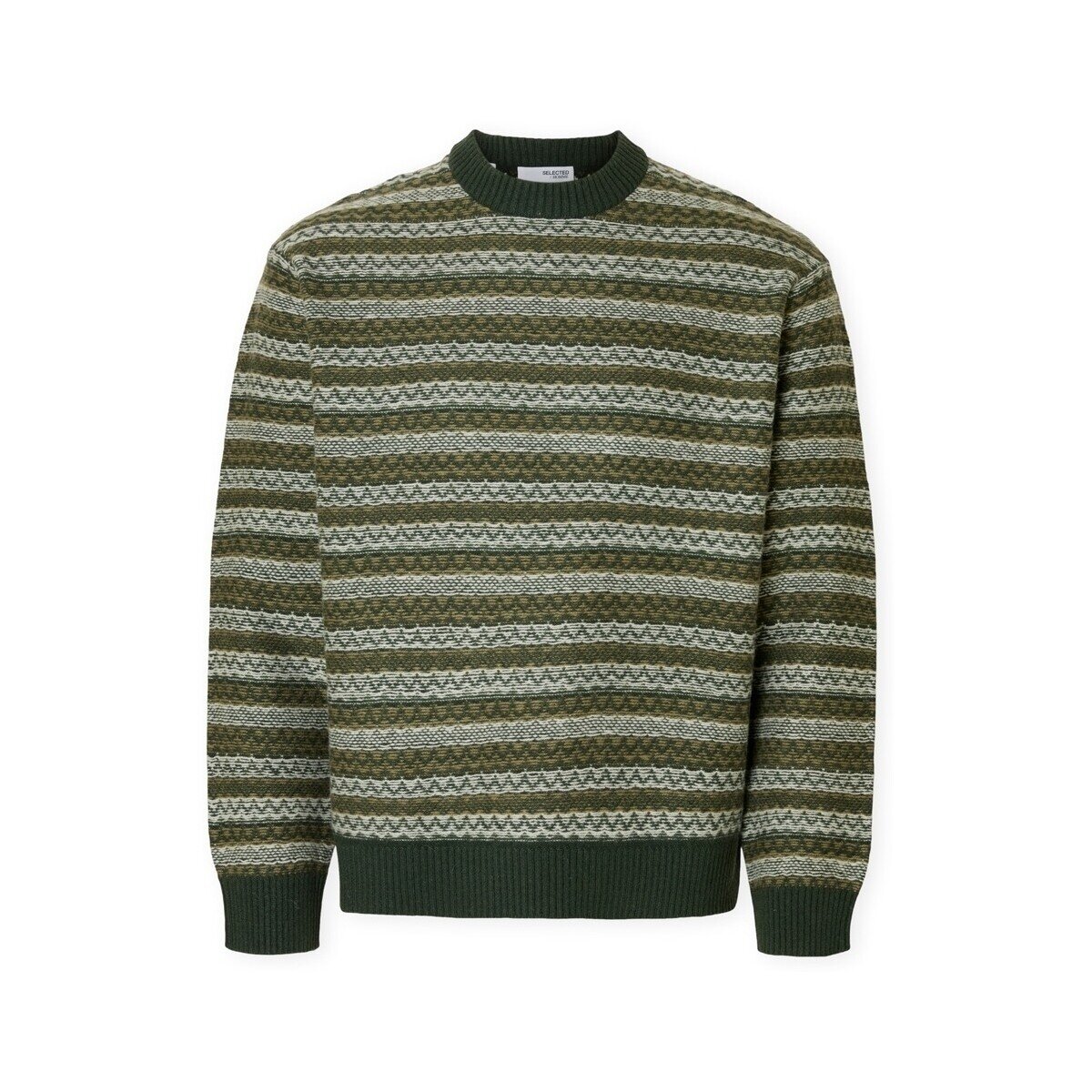 Selected Îmbracaminte Revy Knit - Deep Forest/Dried Herb