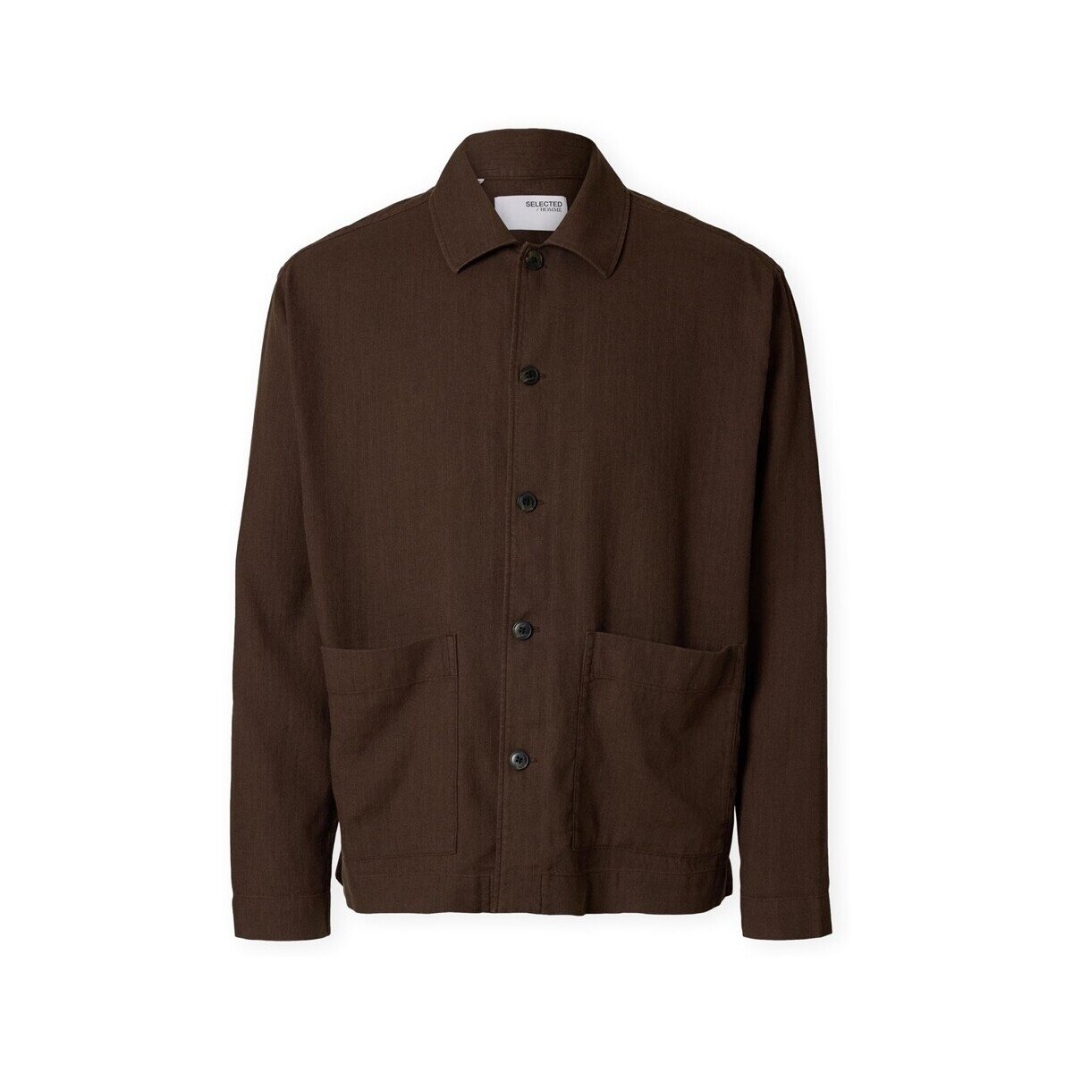 Selected Îmbracaminte Rlxtony Formal Overshirt - Demitasse