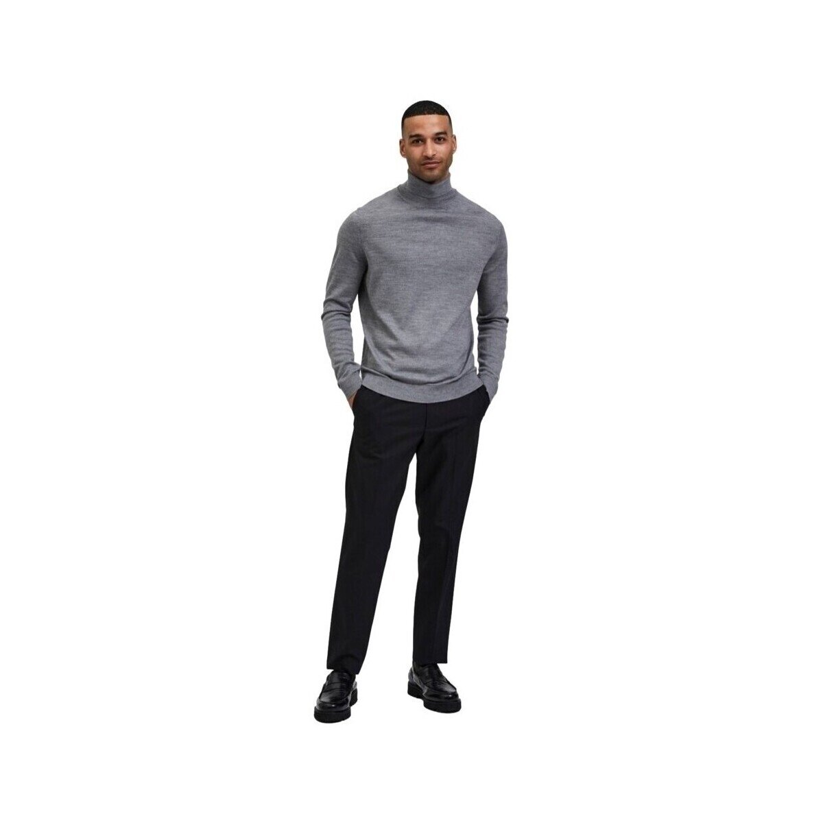 Selected Îmbracaminte Town Merino - Titanium