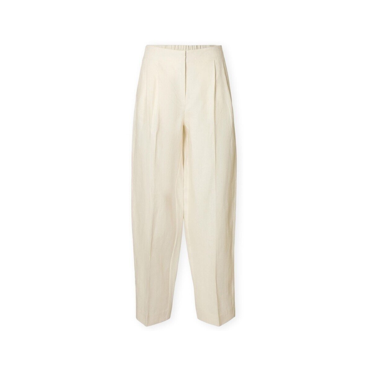 Selected Îmbracaminte W Barrel Lia Trousers - Birch