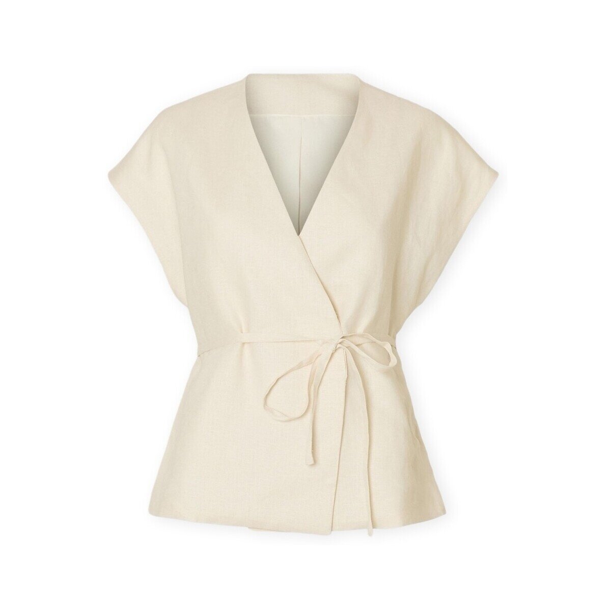 Selected Îmbracaminte W Top Lia Linen - Birch
