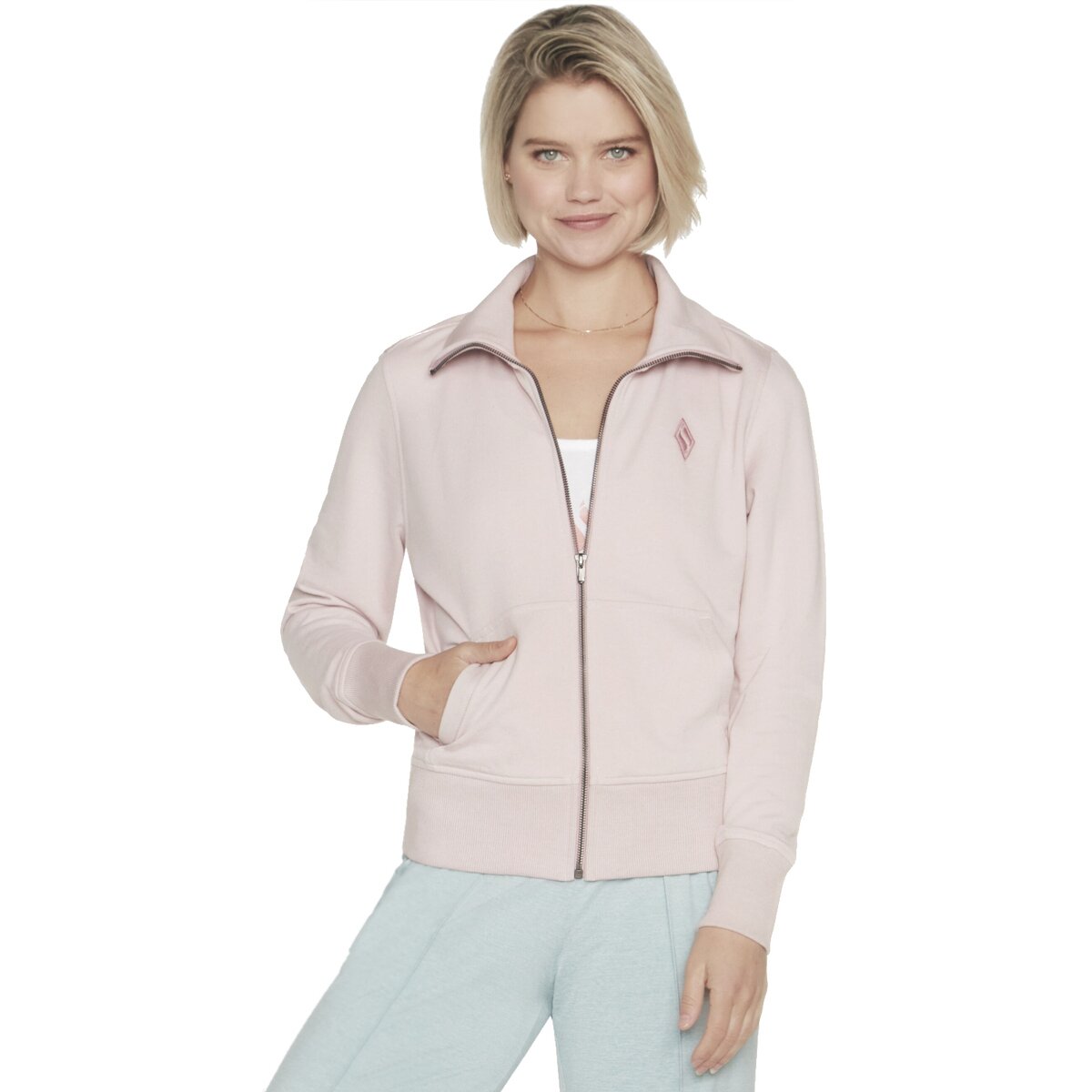 Skechers Îmbracaminte The Hoodless Hoodie Diamond Jacket