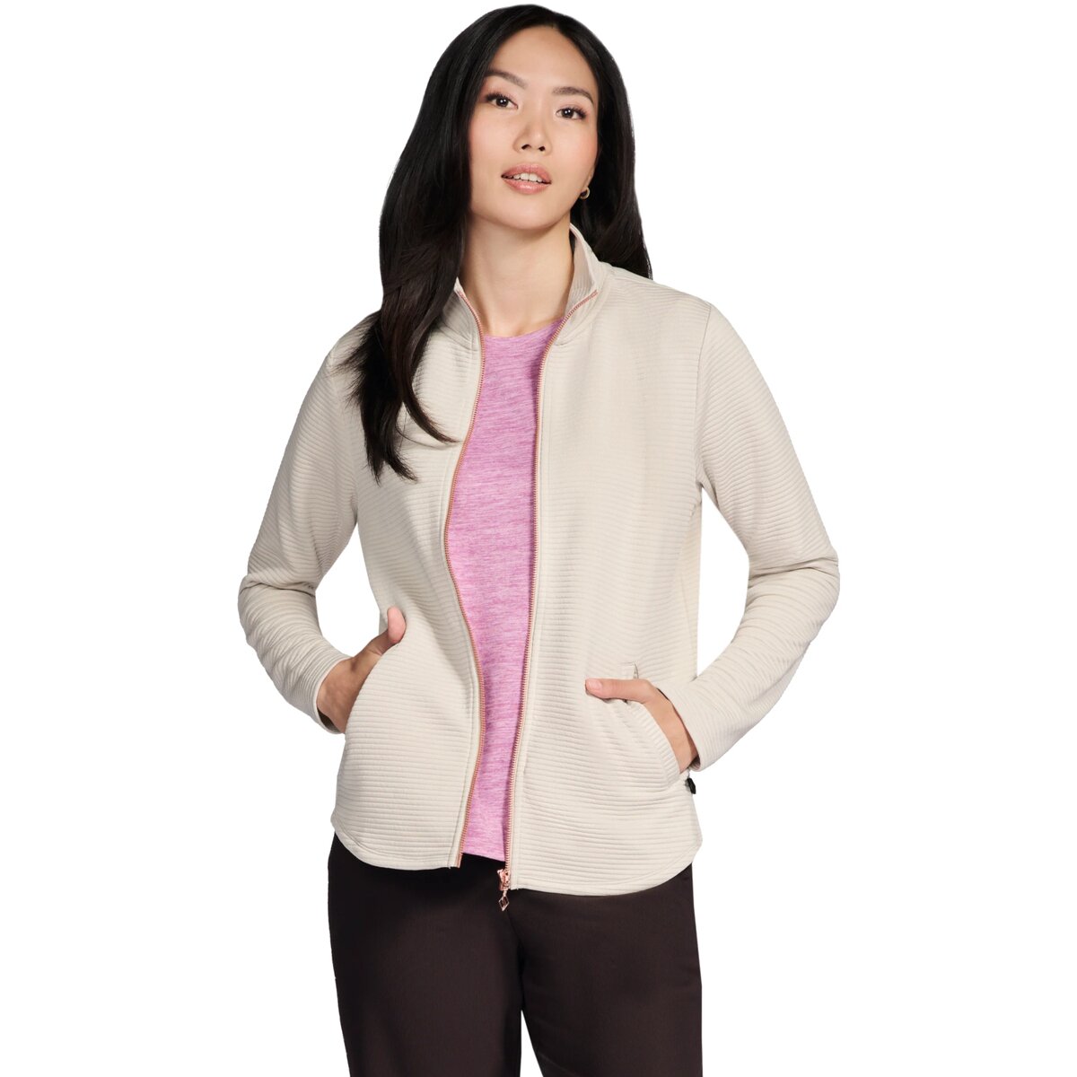 Skechers Îmbracaminte The Hoodless Hoodie GoWalk Shine Jacket