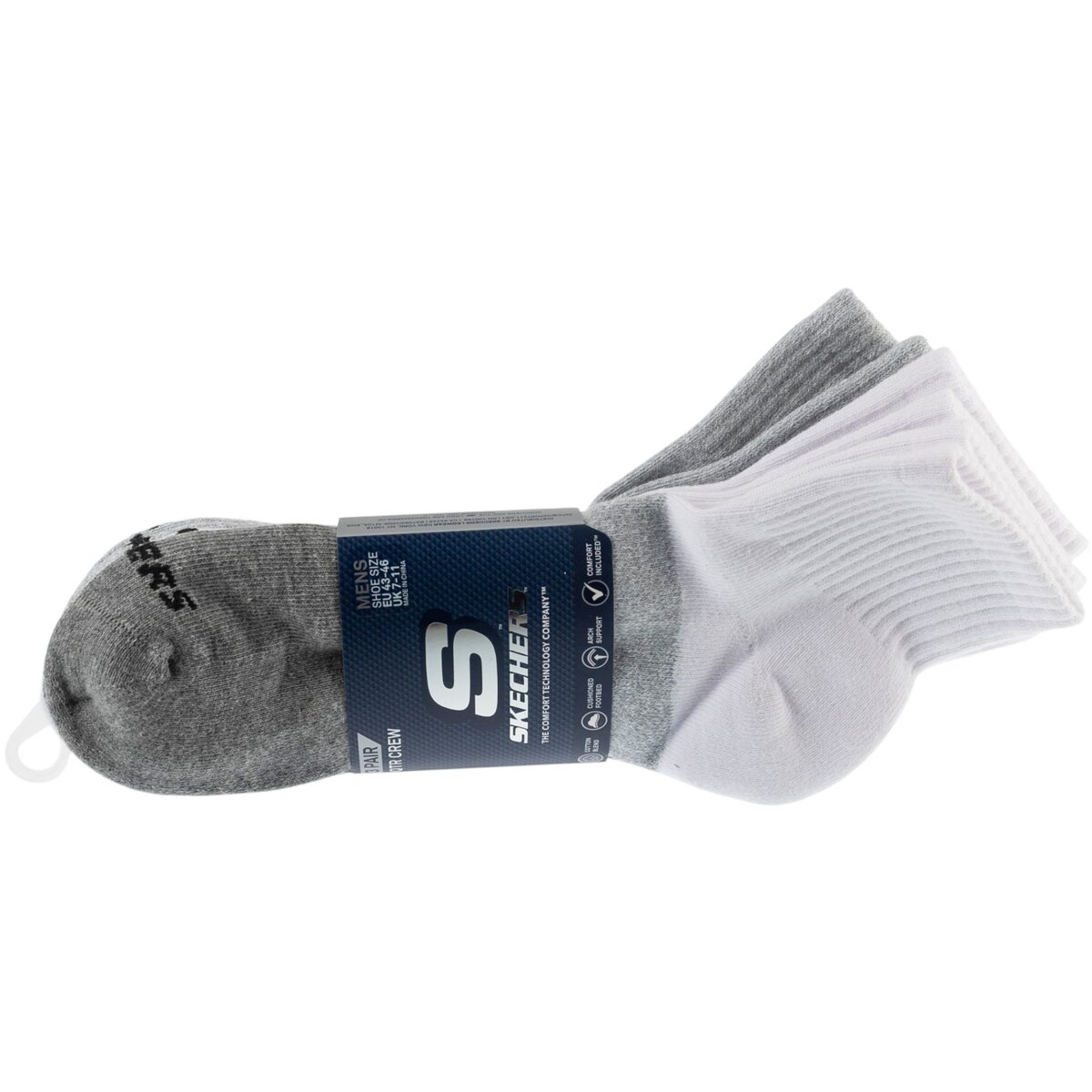 Skechers Lenjerie intimă 3pk Mens Qtr Colorbloc Socks
