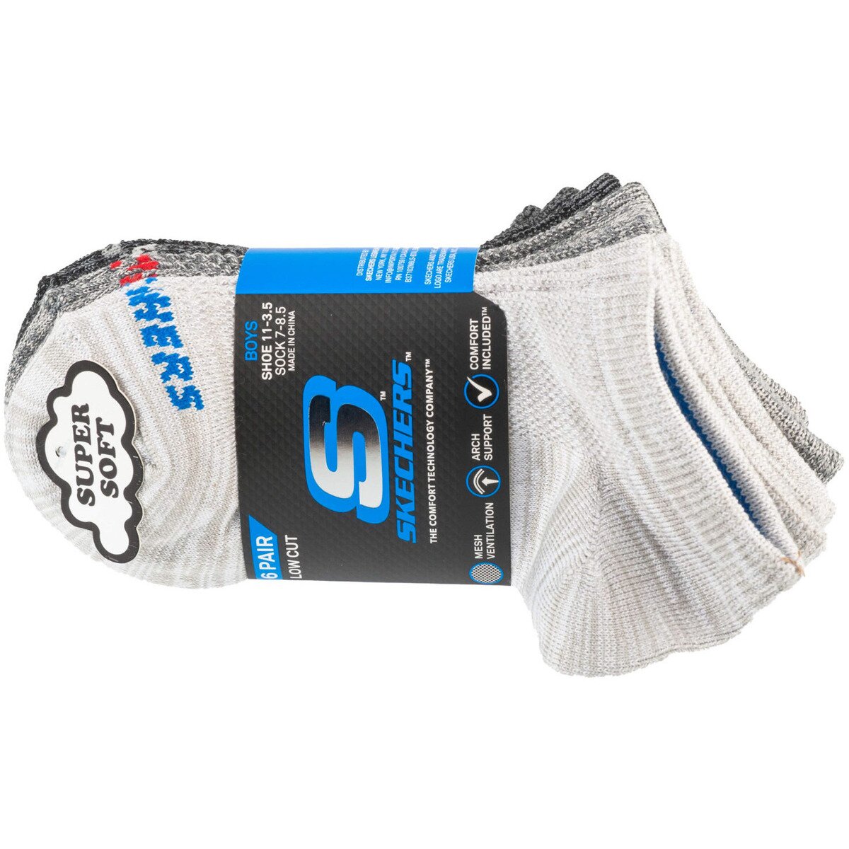 Skechers Lenjerie intimă 6pk Boys No Terry Socks