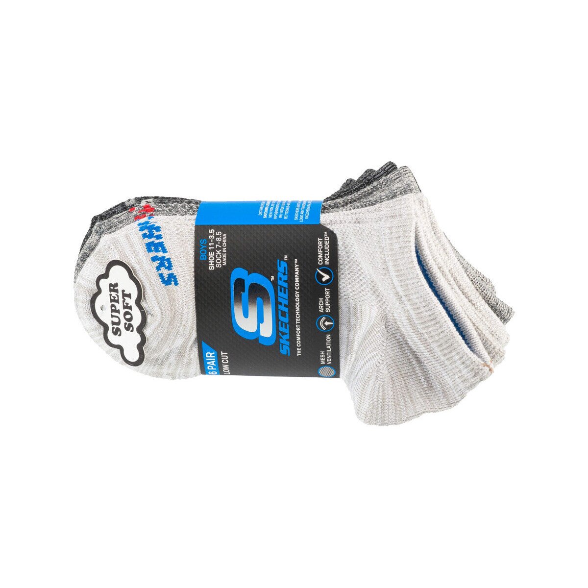 Skechers Lenjerie intimă Chaussettes no terry gray