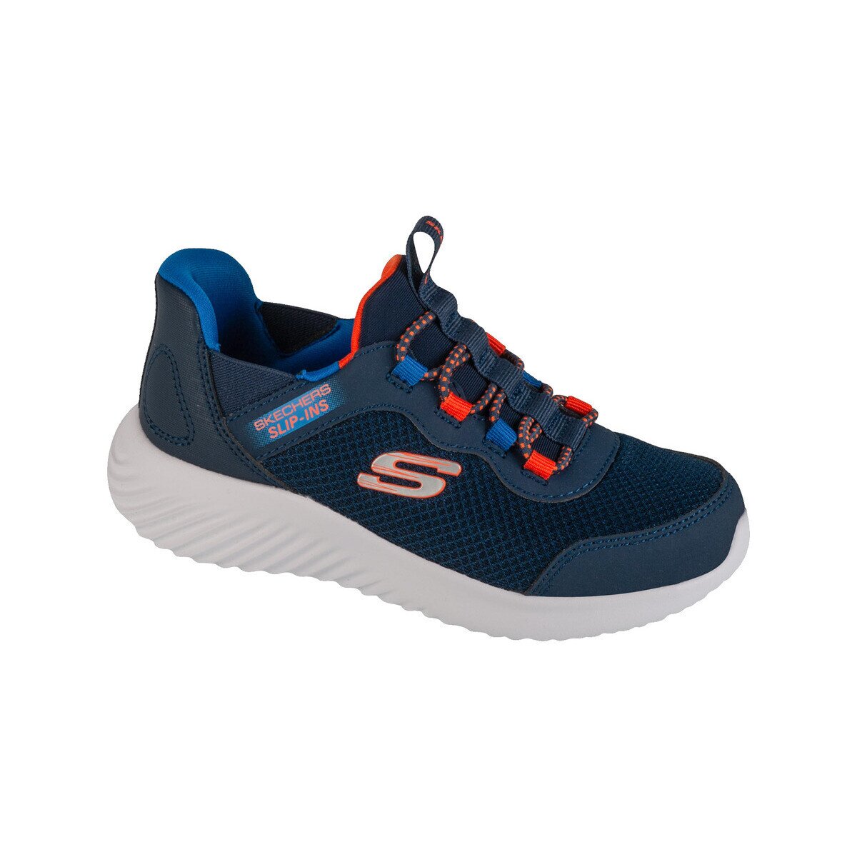 Skechers Pantofi Baskets bounder brisk-burst mains couleur bleu marine