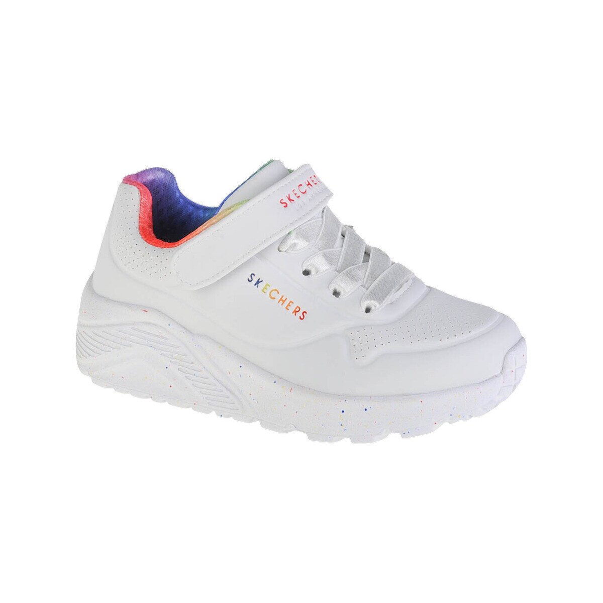 Skechers Pantofi Baskets Uno Lite Rainbospecks blanc / multi
