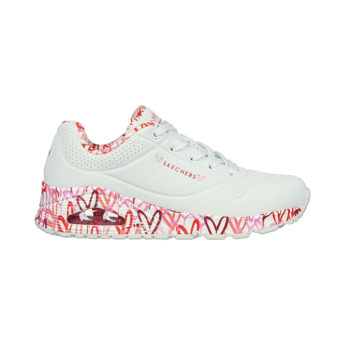 Skechers Pantofi Baskets Uno Loving Love tige en durabuck synthétique