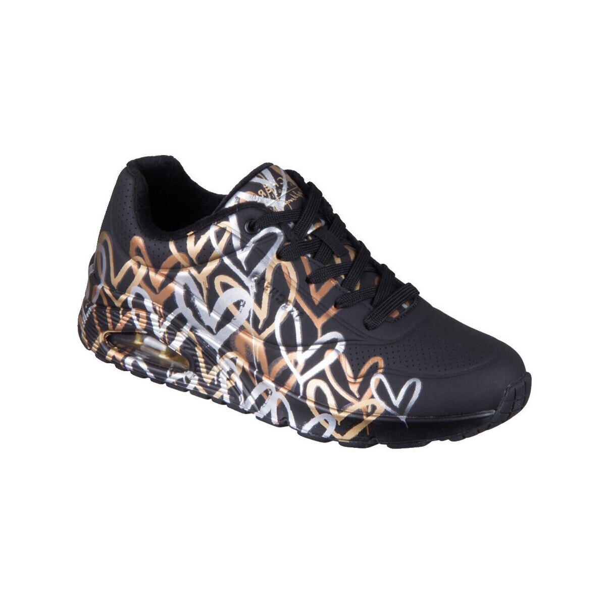 Skechers Pantofi Baskets uno metallic love cuir
