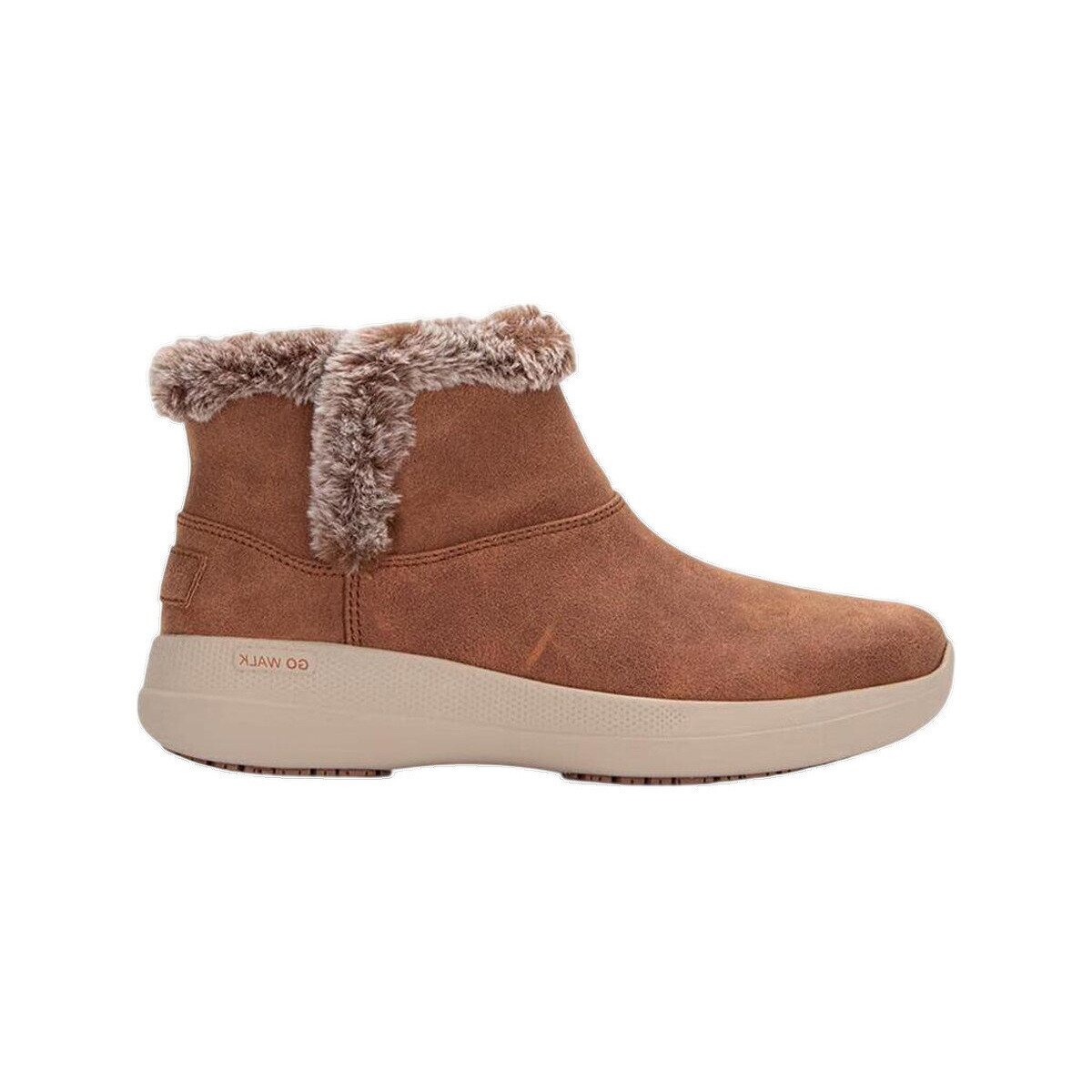 Skechers Pantofi Bottines Go Walk W 144660 fourrure