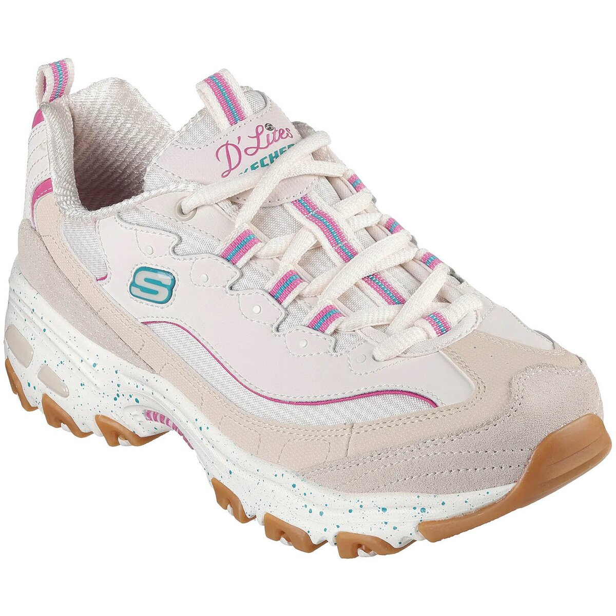Skechers Pantofi D'Lites - Bold Views 149589-NMLT Natural/Multi