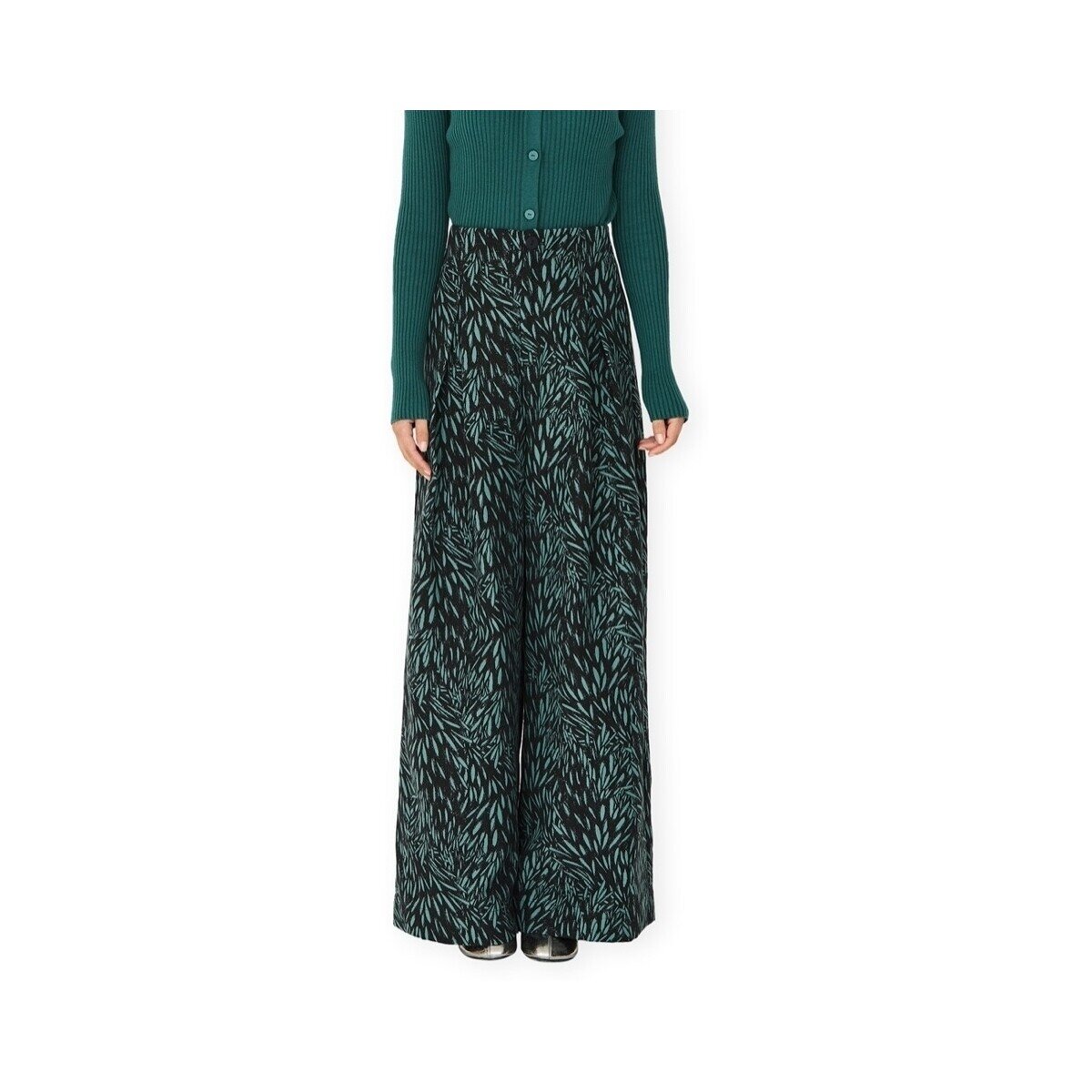 Skfk Îmbracaminte Basabe Trousers - Leaves