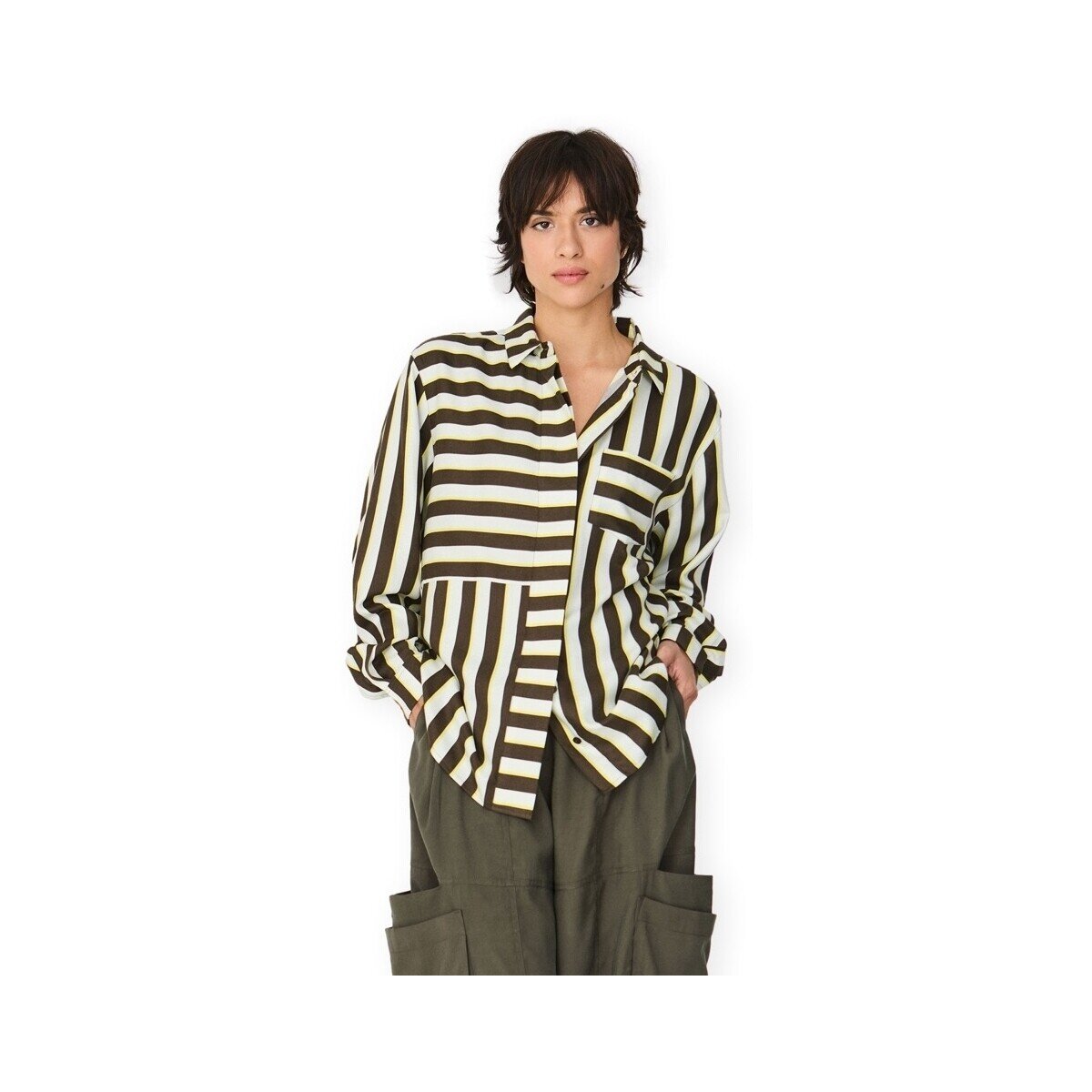 Skfk Îmbracaminte Kima Shirt - Stripes