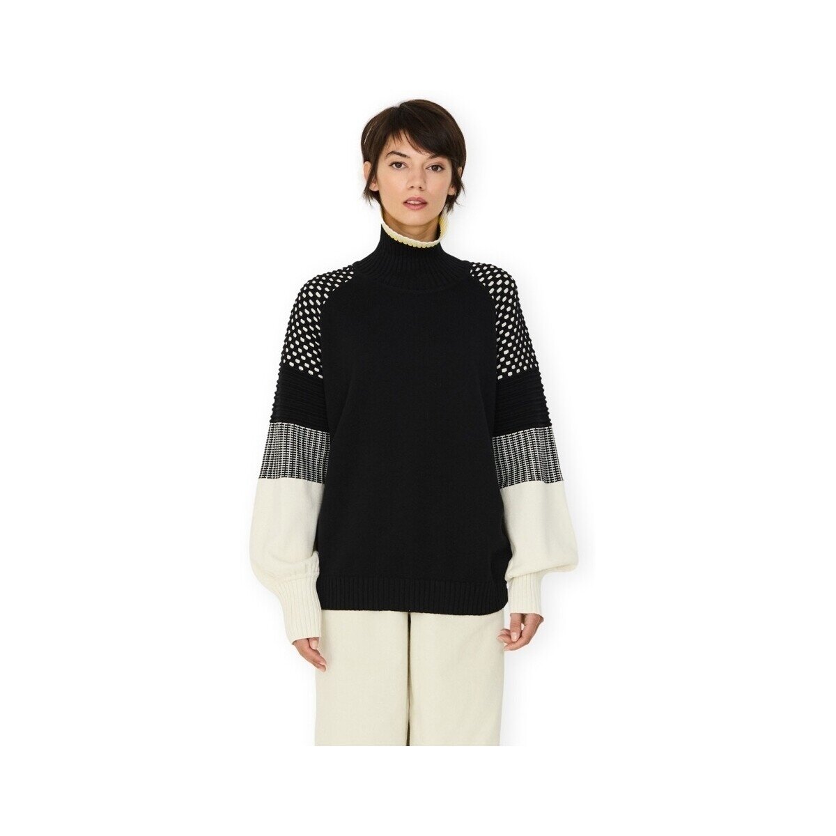 Skfk Îmbracaminte Leiane-Gots Knit - Black