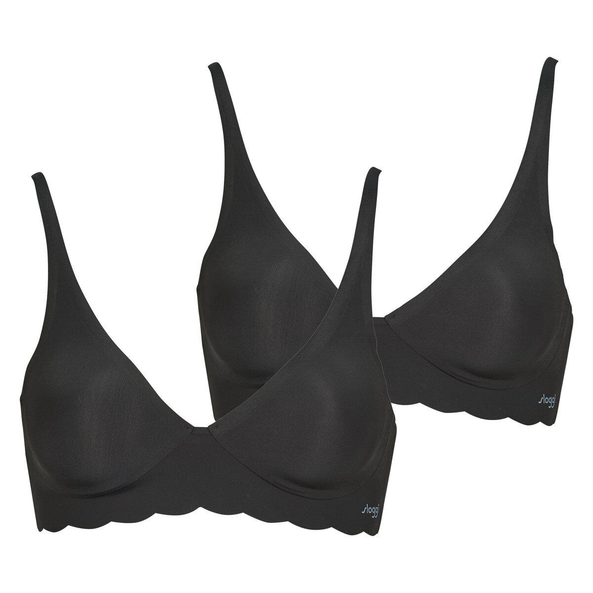 Sloggi Lenjerie intimă ZERO Microfibre 2.0 Soft Bra PACK DE 2