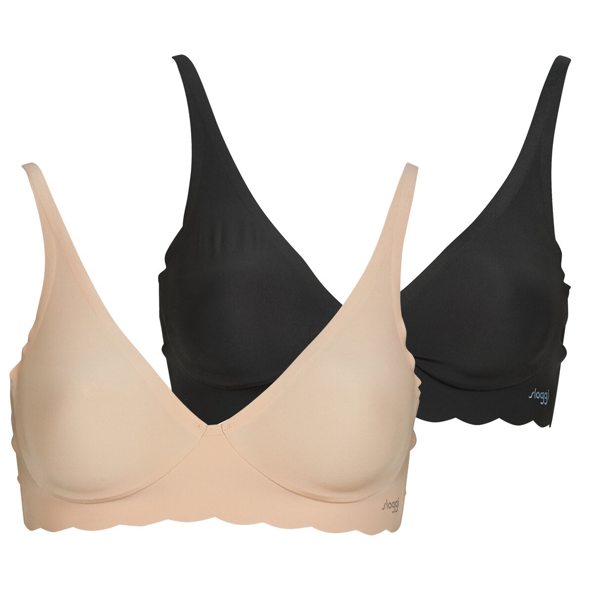 Sloggi Lenjerie intimă ZERO Microfibre 2.0 Soft Bra PACK DE 2