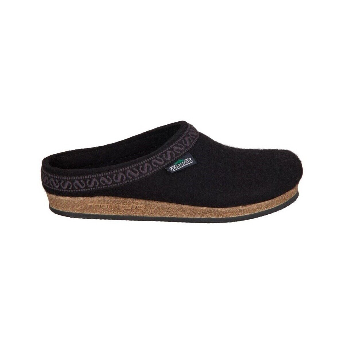Stegmann Pantofi Black Wollfilz