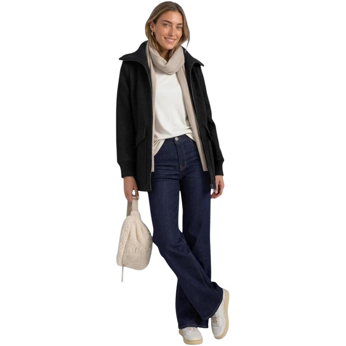 Street One Îmbracaminte LTD QR Wool Coat w. Knitted Stand Up 101595