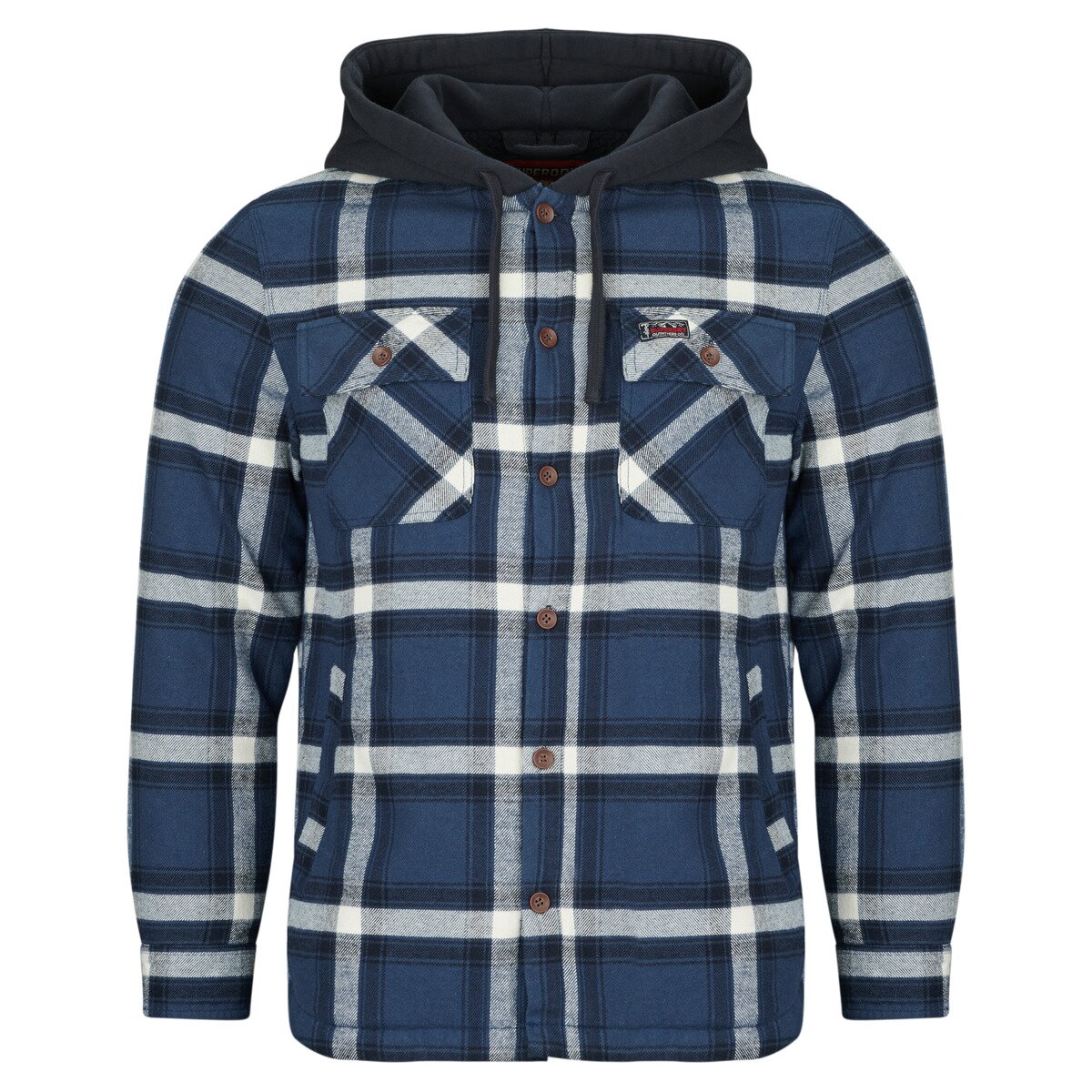 Superdry Îmbracaminte Borg Lined Hooded Overshirt