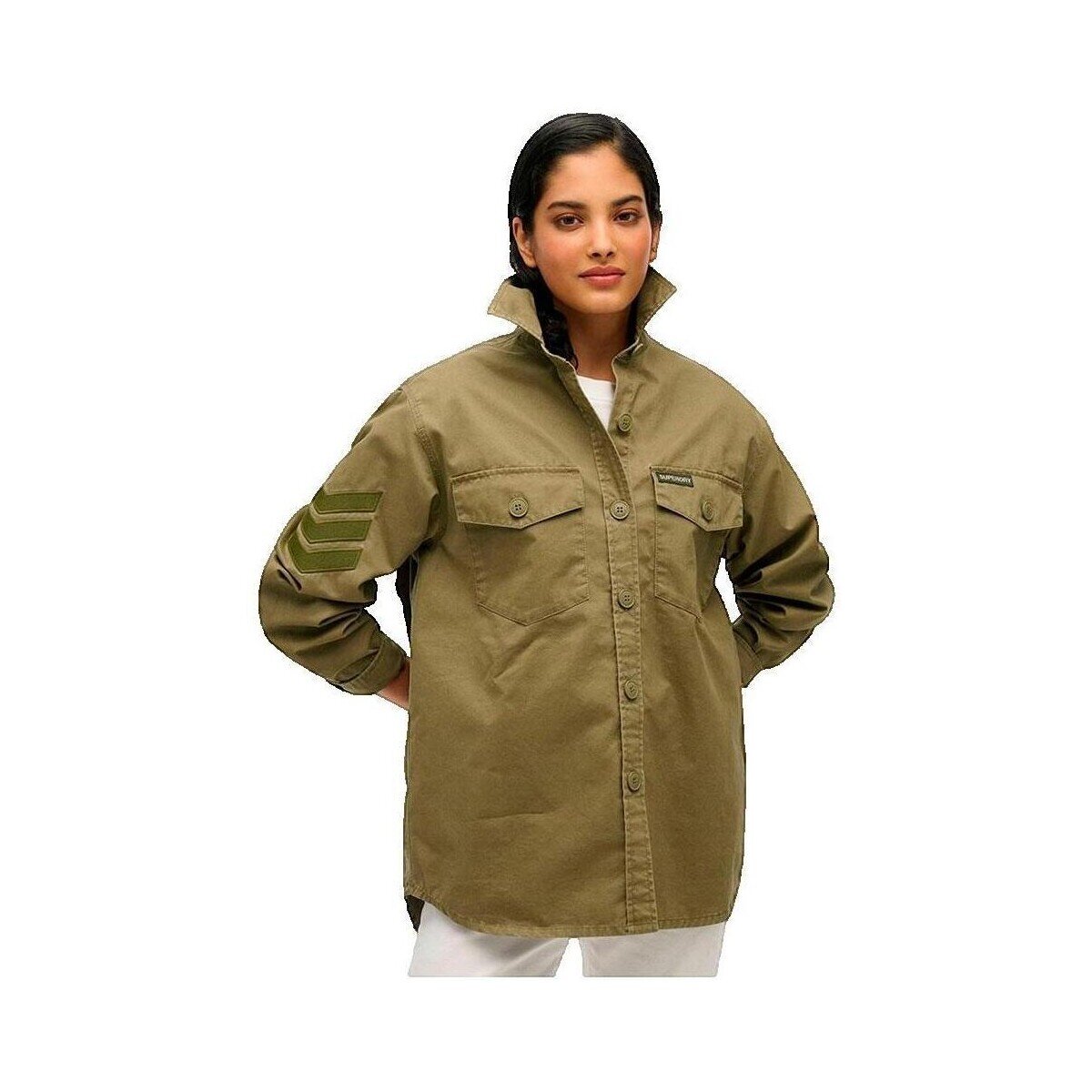 Superdry Îmbracaminte Chemise manches longues Military Oversize
