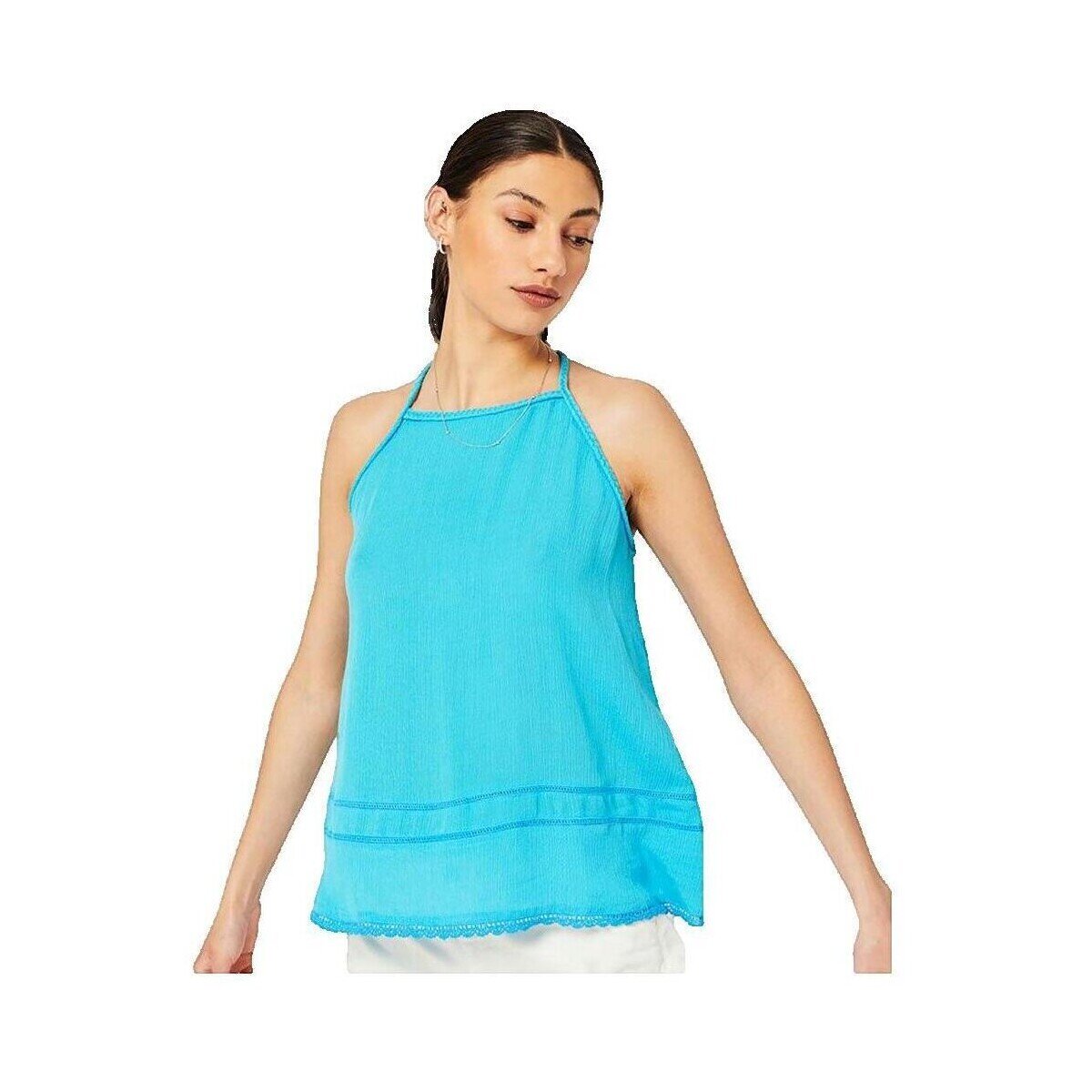 Superdry Îmbracaminte Débardeur Vintage Beach bleu