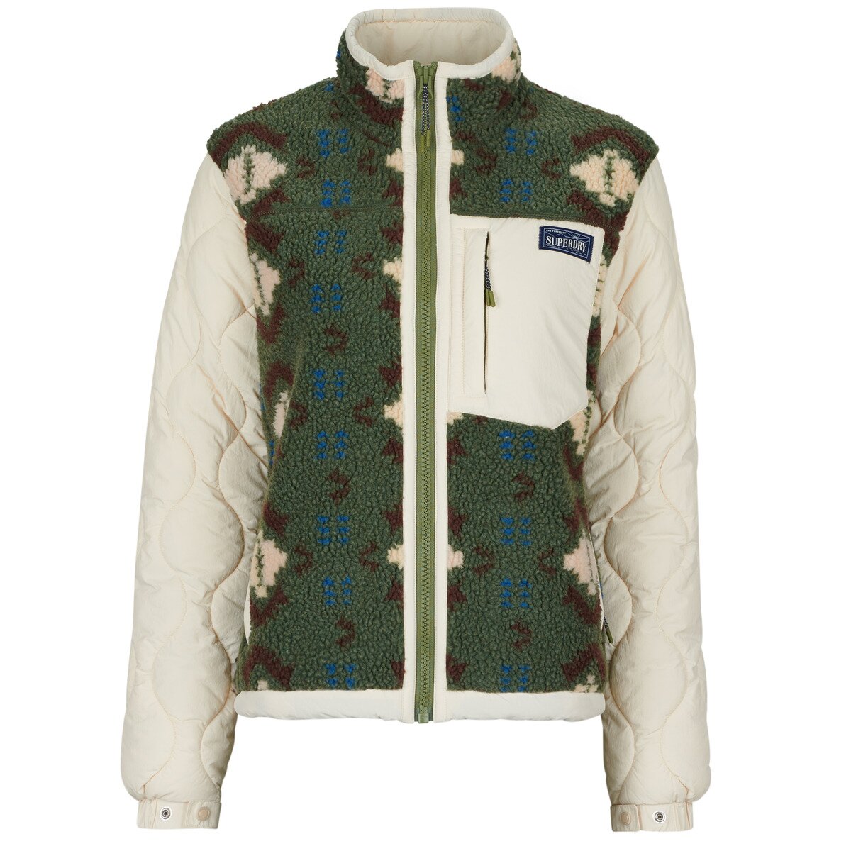 Superdry Îmbracaminte Fleece Onion Quilt Hybrid Jacket