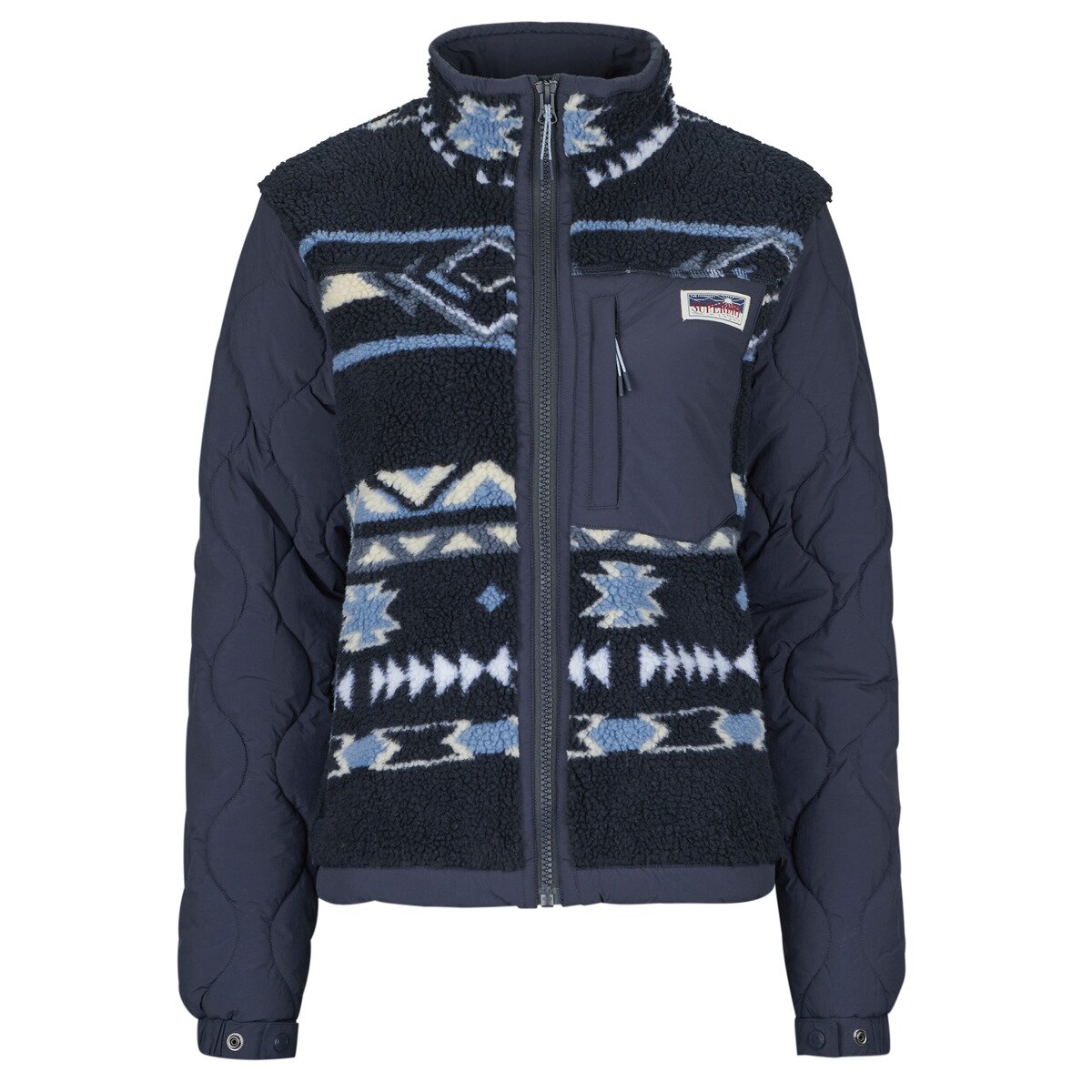 Superdry Îmbracaminte Fleece Onion Quilt Hybrid Jacket
