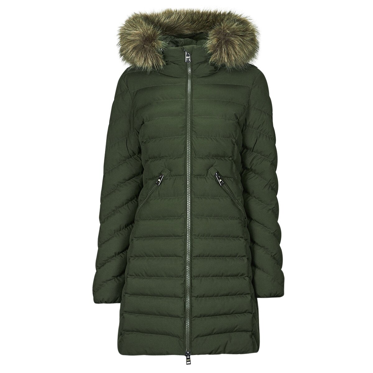 Superdry Îmbracaminte FUJI HOODED MID FAUSSE FOURRURE