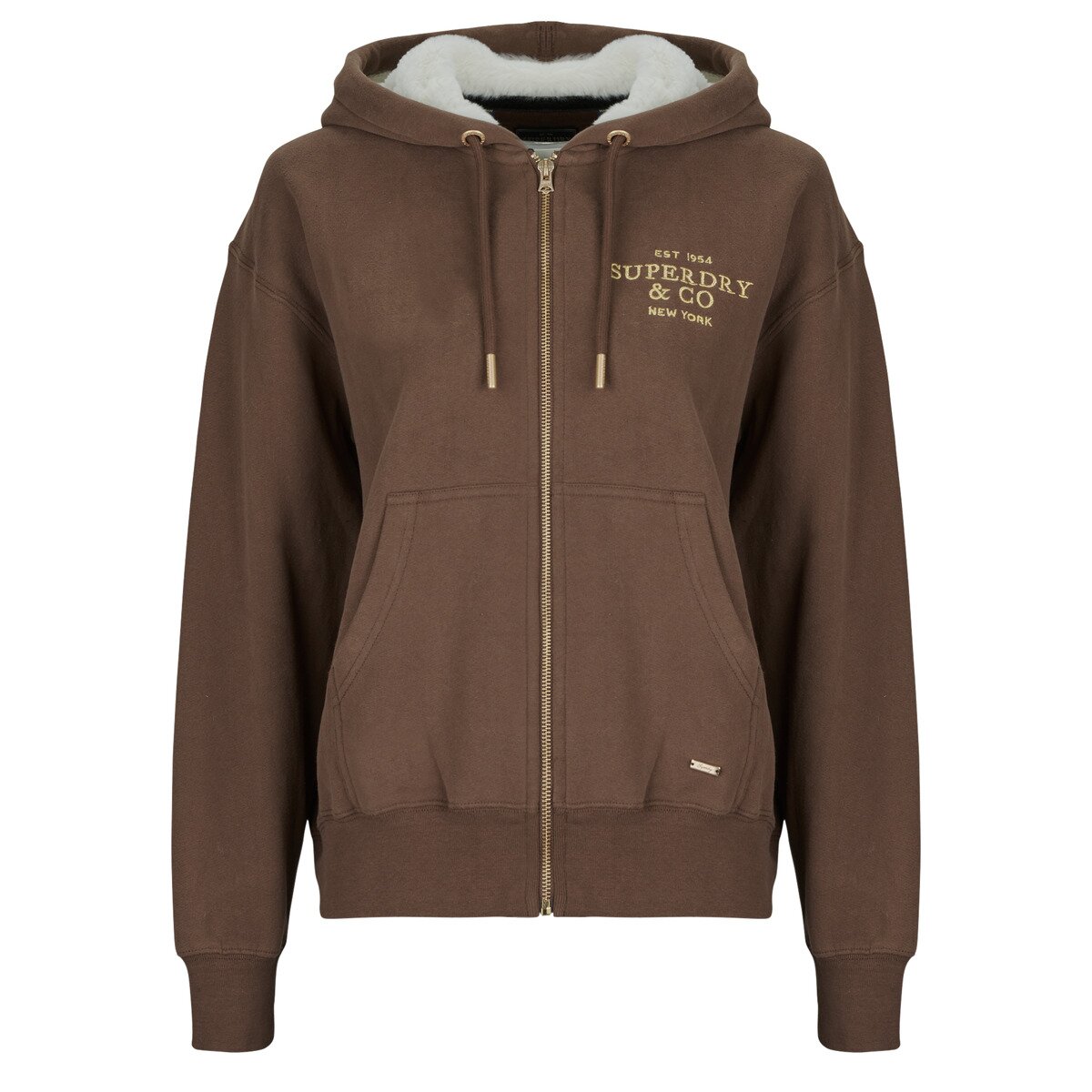 Superdry Îmbracaminte Luxe Fur Lined Zip Hoodie