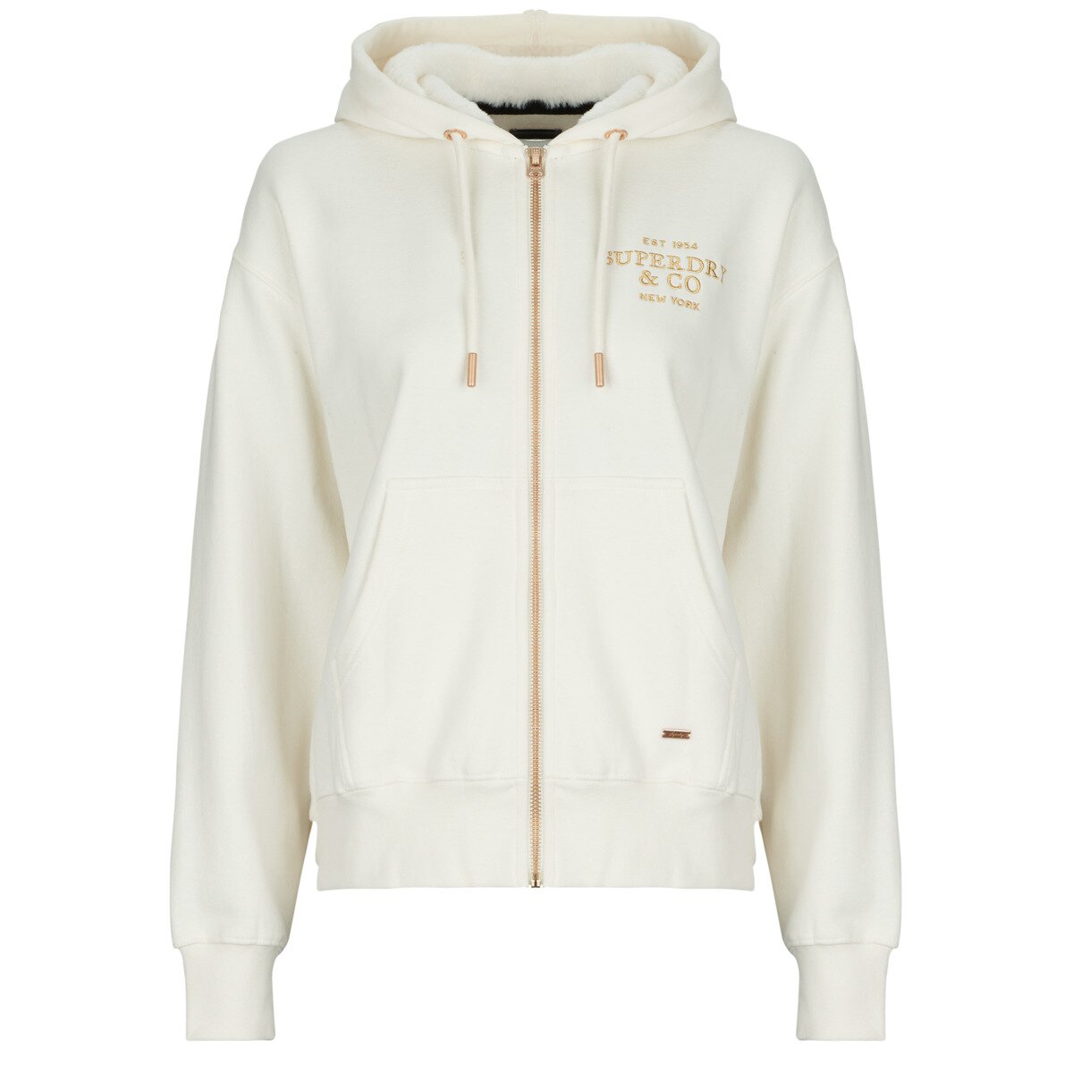 Superdry Îmbracaminte Luxe Fur Lined Zip Hoodie