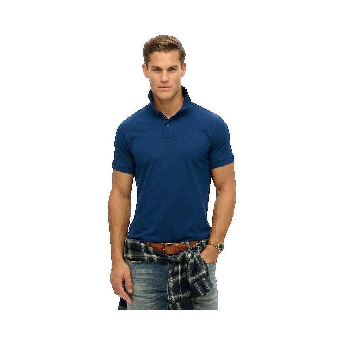 Superdry Îmbracaminte Polo City Pique manches courtes bleu