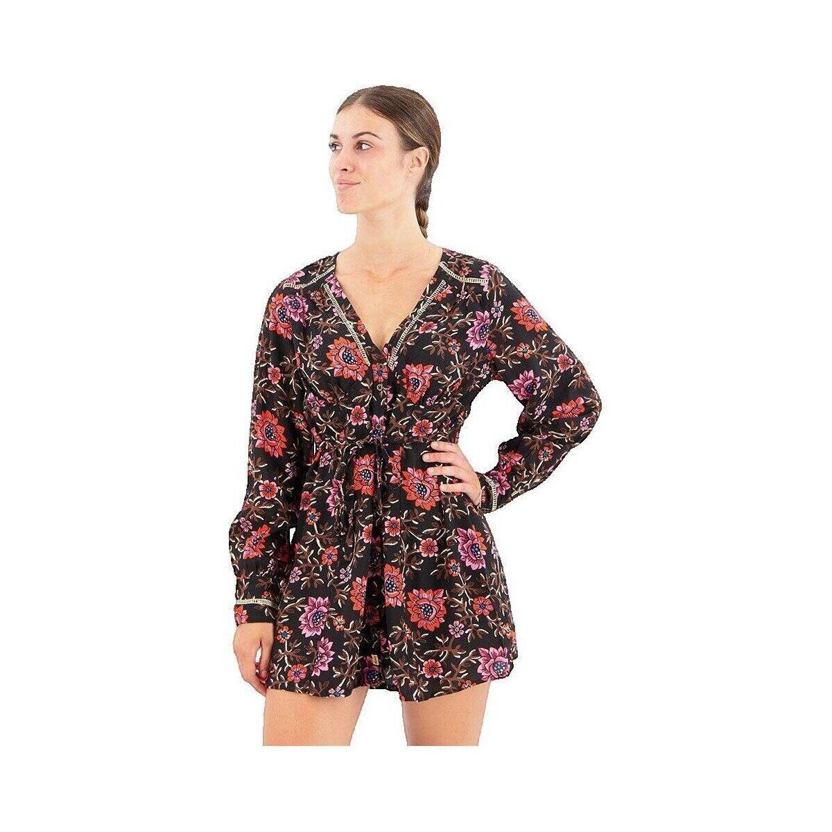 Superdry Îmbracaminte Robe courte à col en V imprimé floral