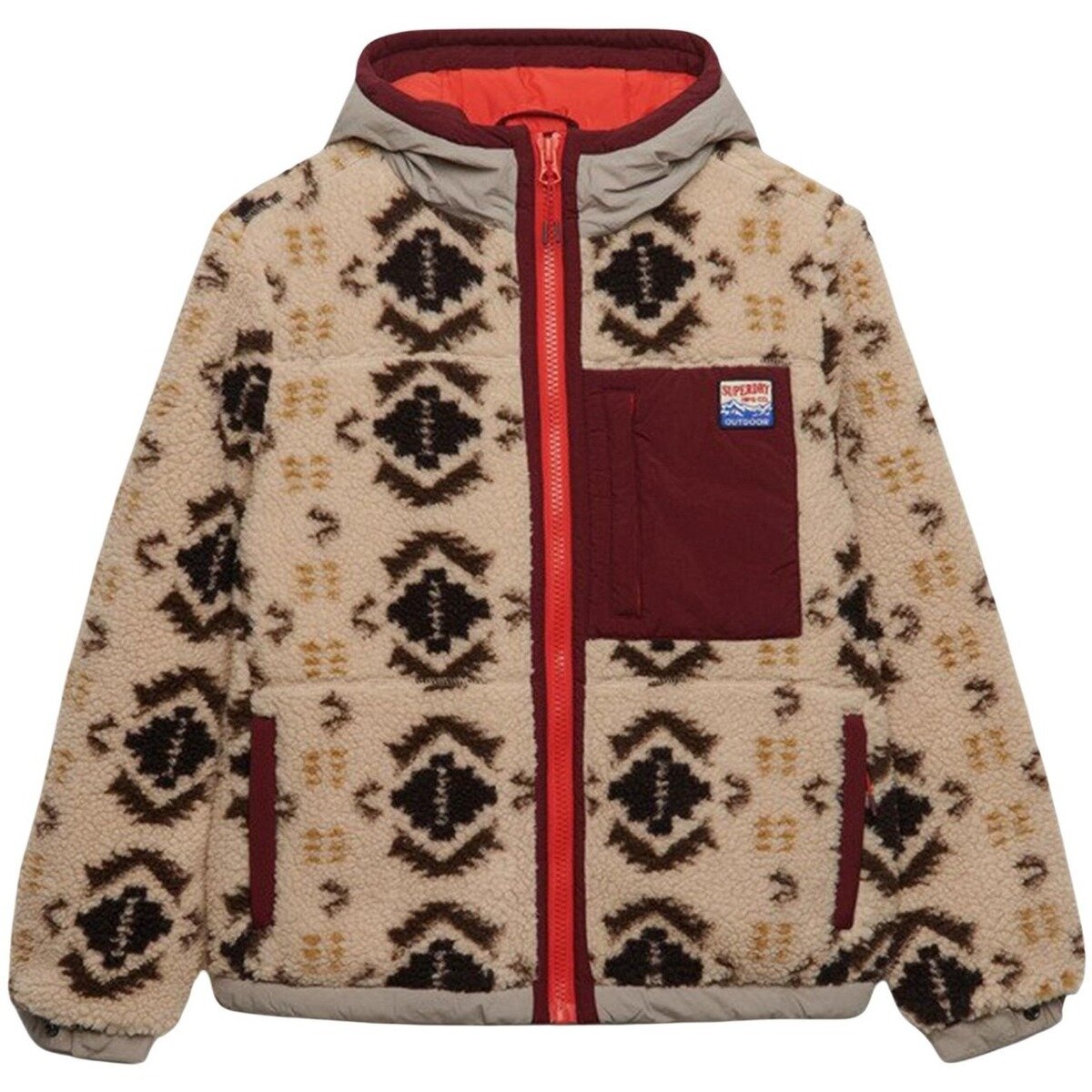 Superdry Îmbracaminte Sherpa Jaquard Fleece Hybrid 263MSDW5012231A