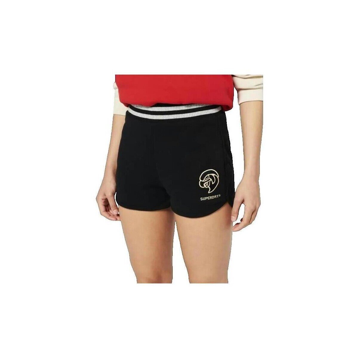 Superdry Îmbracaminte Short Collegiate Vintage slim noir
