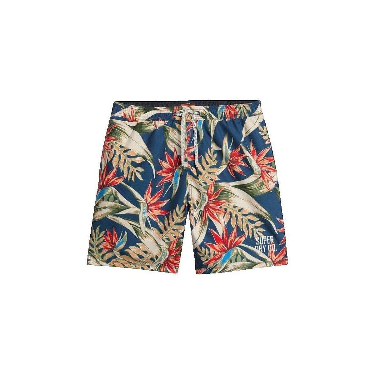 Superdry Îmbracaminte Short de bain à imprimé hawaïen multicolore