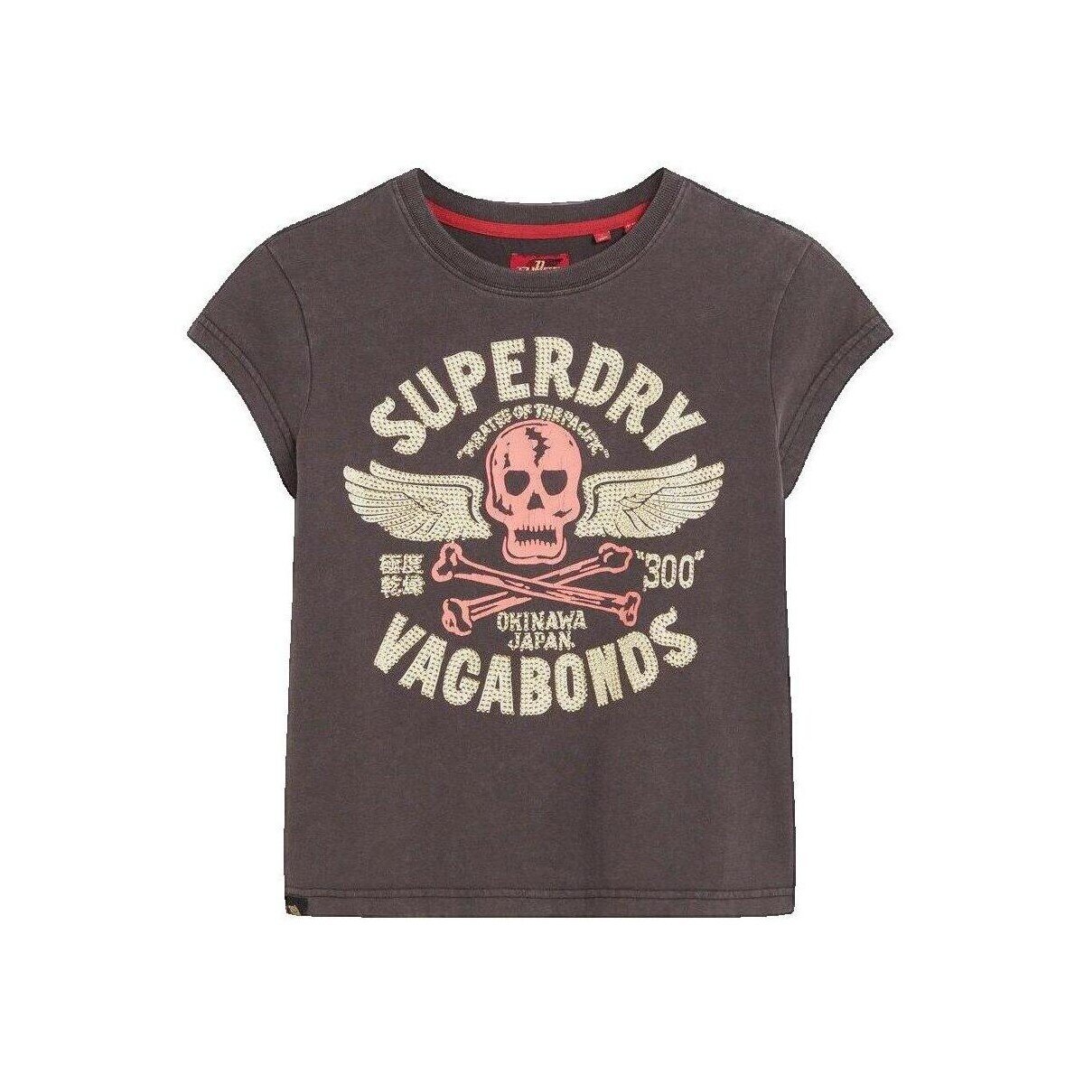 Superdry Îmbracaminte T-shirt à mancherons orné d'affiches