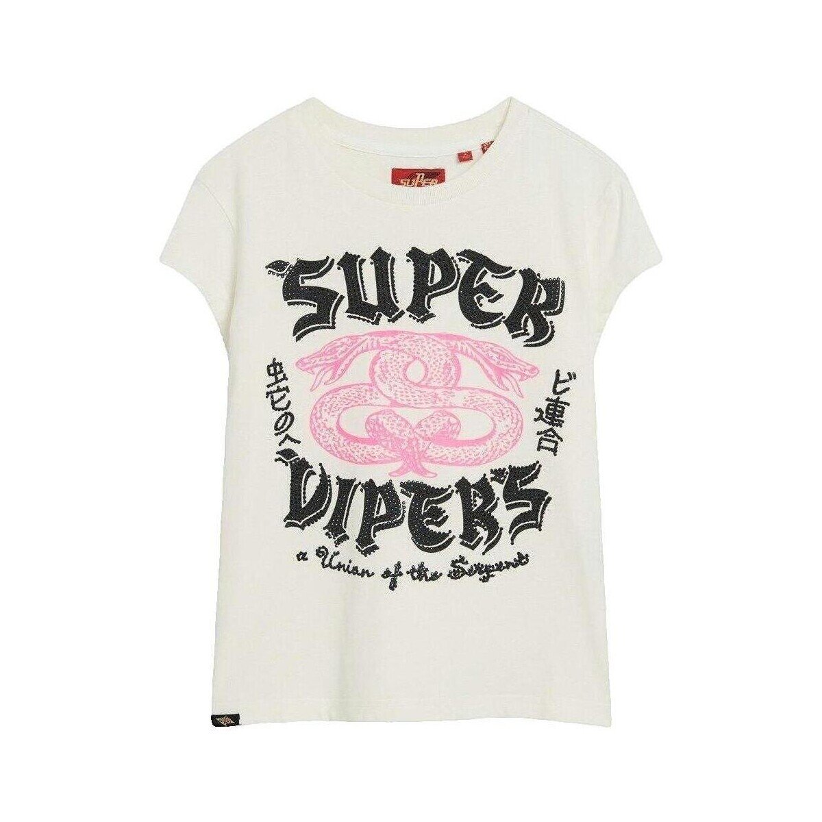 Superdry Îmbracaminte T-shirt à motif fantaisie et manches courtes