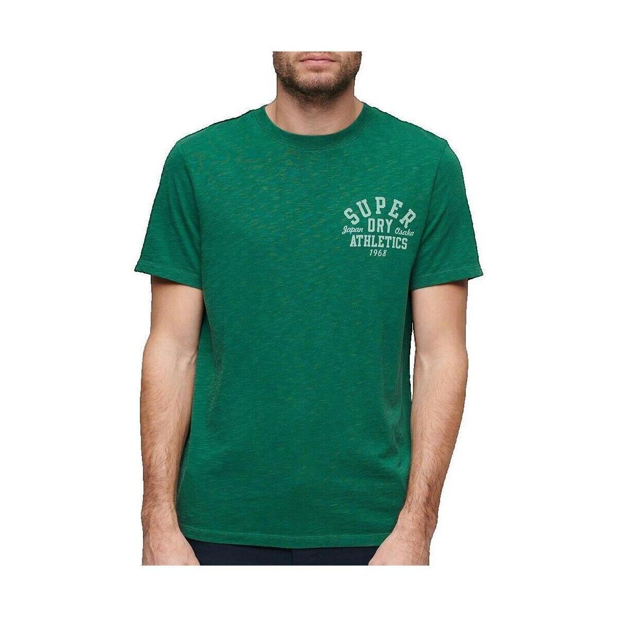Superdry Îmbracaminte T-shirt Athletic College vert