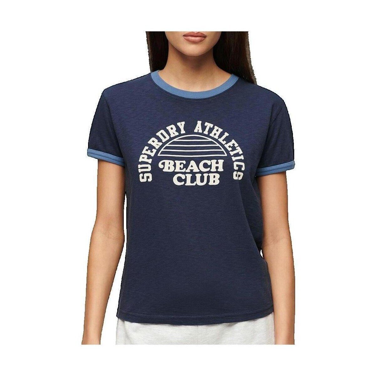Superdry Îmbracaminte T-shirt Athletic Essentials Beach Graphic contrasté