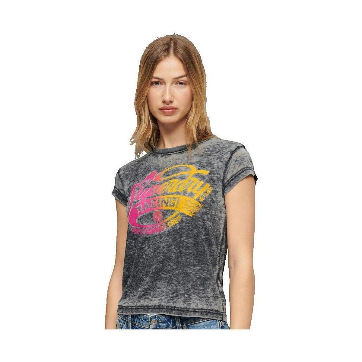 Superdry Îmbracaminte T-shirt Fade Rock Graphic