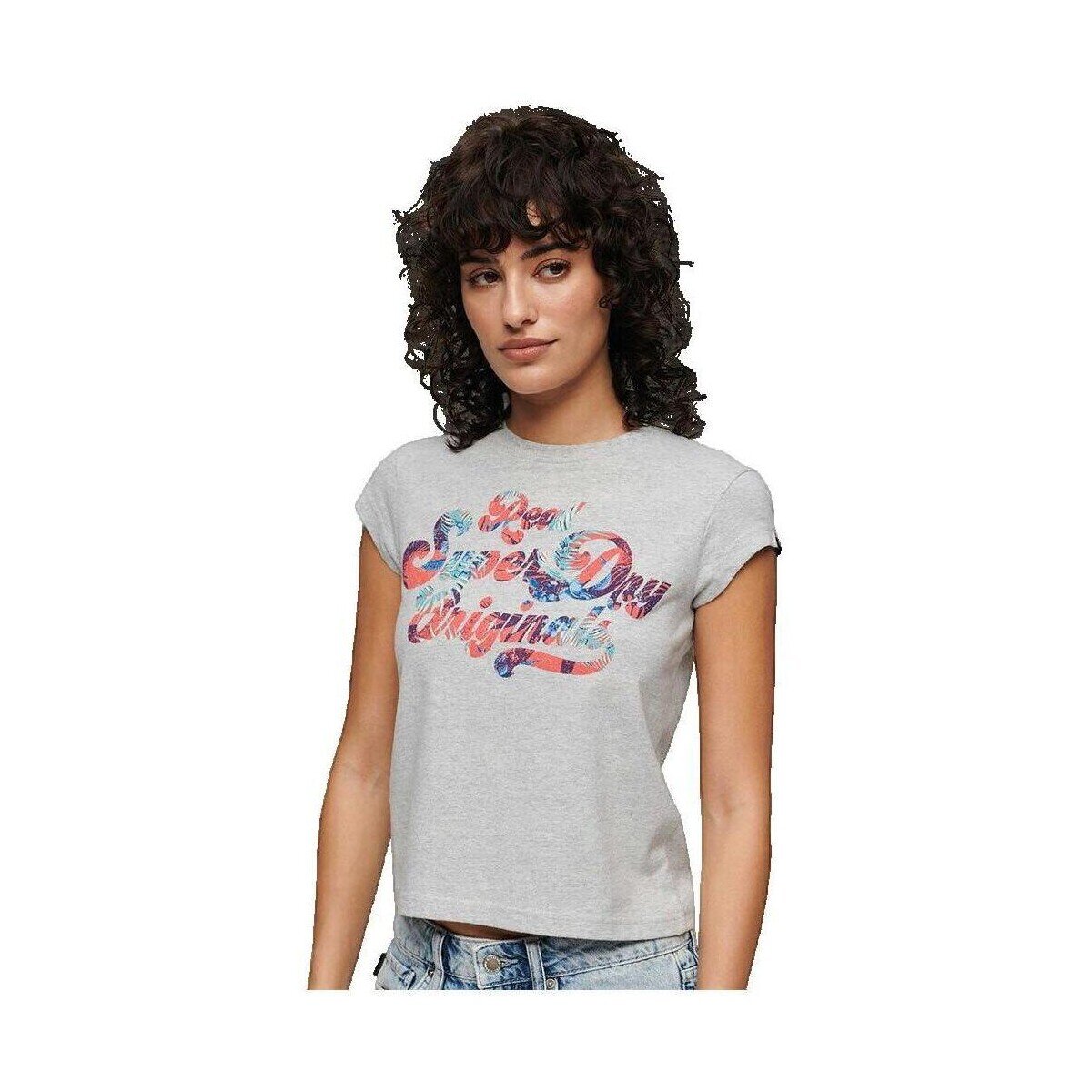 Superdry Îmbracaminte T-shirt Floral Scripted à Mancherons