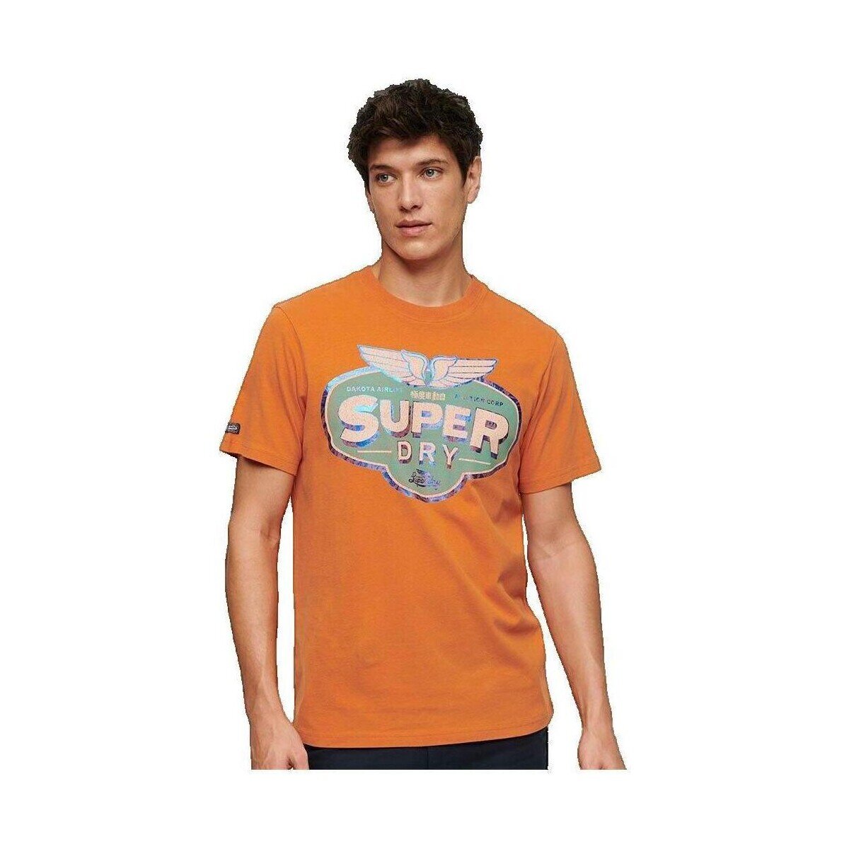 Superdry Îmbracaminte T-shirt Gasoline Workwear orange