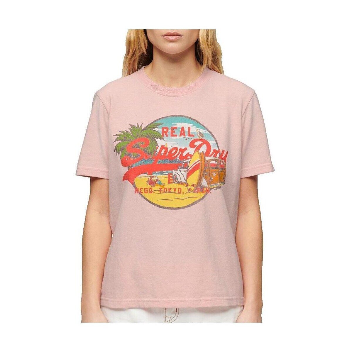 Superdry Îmbracaminte T-shirt LA Graphic