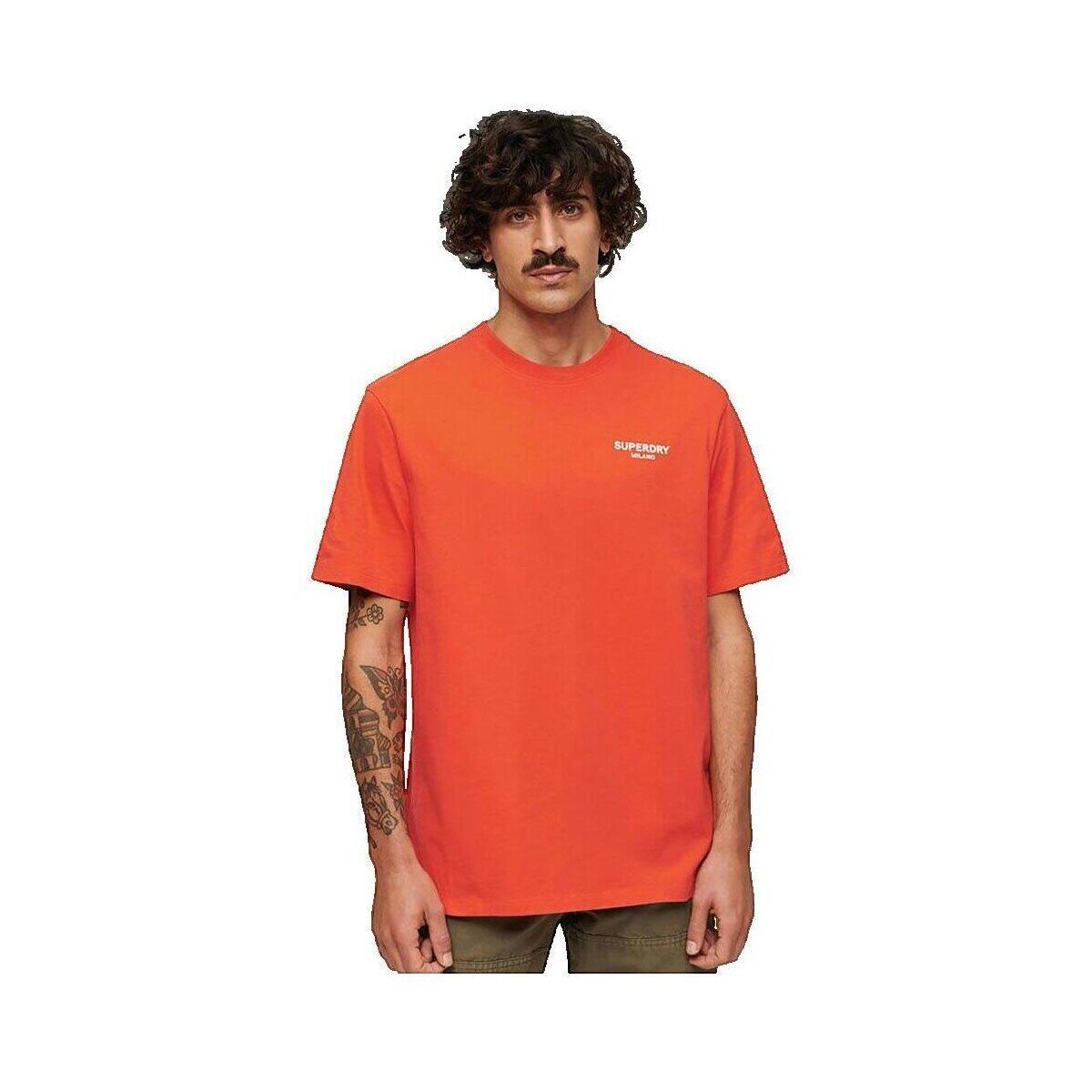 Superdry Îmbracaminte T-shirt Luxury Sport coupe ample rouge